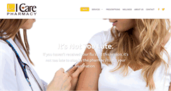 Desktop Screenshot of i-carepharmacy.com