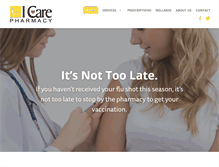 Tablet Screenshot of i-carepharmacy.com